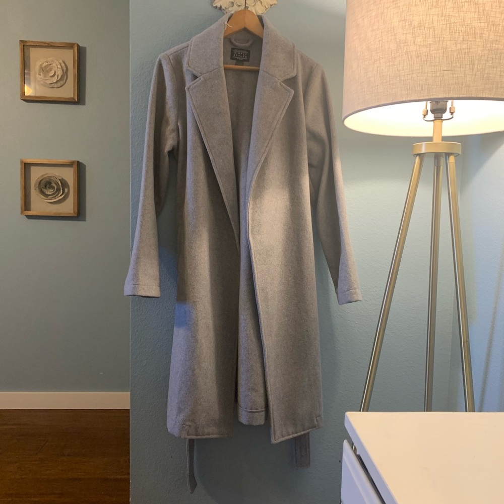 Gray coat
